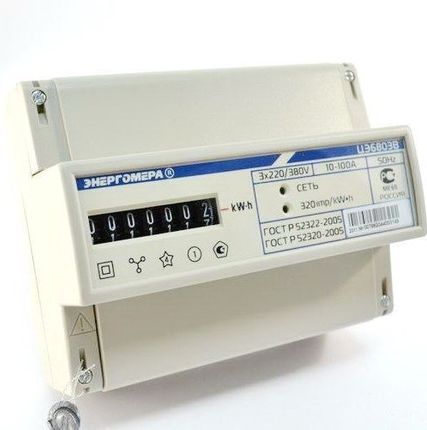 Фото №0 Счетчик ЦЭ-6803В 230В 5-60А 3ф.  Р31