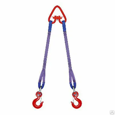 Фото №0 Строп текстильный двухветвевой 2СТ 1 т 1 м