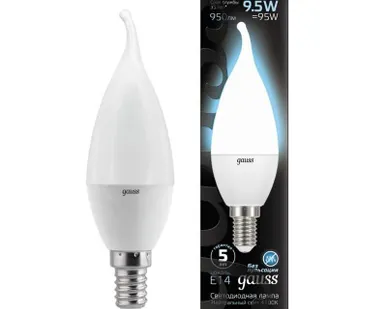 фото Лампа светодиодная Black Candle tailed E14 9.5Вт 4100К Gauss 104101210