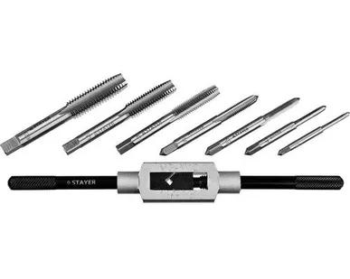 фото Набор метчиков STAYER 8 предметов 0.5-1.75 мм.