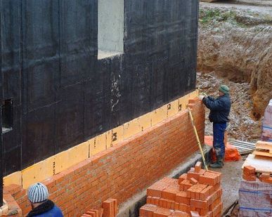 фото Гидроизоляция цокольных этажей