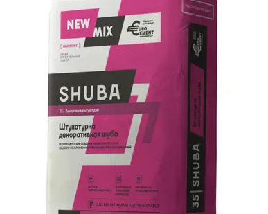фото Штукатурка декоративная Шуба «SHUBA»