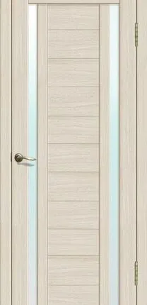 Фото №0 Дверь межкомнатная 203 (La Stella) стекло матовое, экошпон, Ясень Латте 2000х800мм