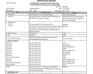 фото Хлоргексидин 20%, Индия