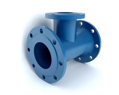 фото Тройник фланцевый Ду-200х200