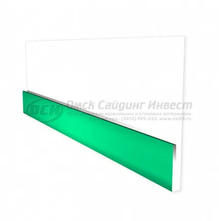 Фото №0 Начальная планка (евробрус) RAL 6029 (Мята)