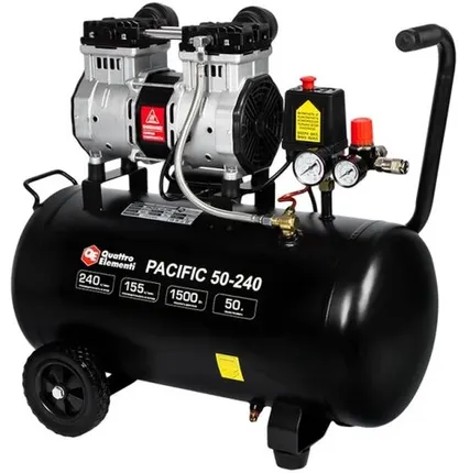 Фото №0 Безмасляный поршневой компрессор QUATTRO ELEMENTI PACIFIC 50-240