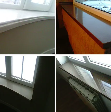 Фото №0 Подоконники из искусственного камня