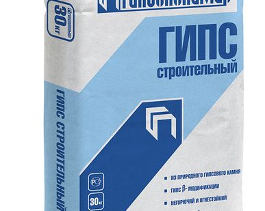 фото Гипс строительный Г3 Гипсополимер 30 кг