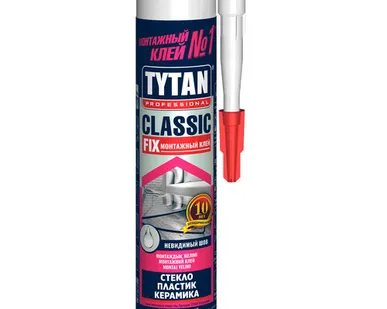 фото Клей монтажный каучуковый Tytan Professional classic fix прозрачный (62949) 310 мл