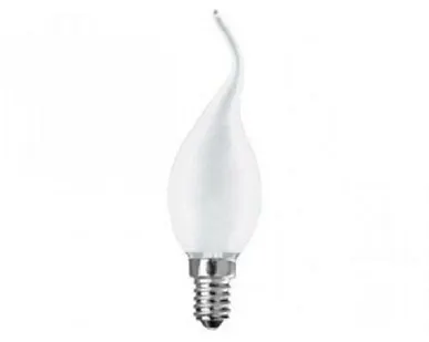 фото Лампа накаливания CAMELION CW 60W FR E14 свеча на ветру, матовая
