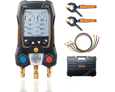 фото Цифровой манометрический коллектор Testo 550s комплект 3 в кейсе c шлангами