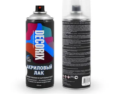фото Лак-спрей Decorix A32 глянцевый 520 мл