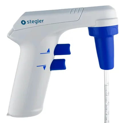 Фото №0 Автоматический пипетатор Stegler PA-100D (цифровой, 1-100 мл)