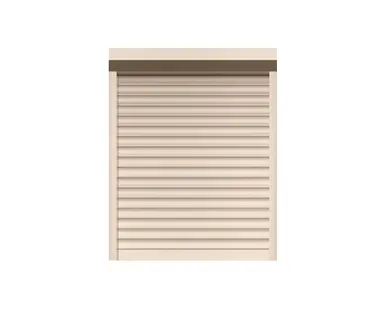 фото Рольставни на окна - бежевые 1300х1500 мм