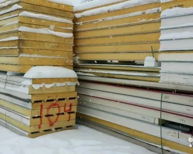 фото Сэндвич-панель пир 100 2,93 м