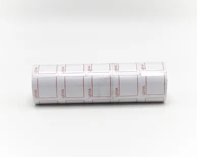 фото Ценник ролик. белый 50*40мм (100рол.) ЭКОНОМ