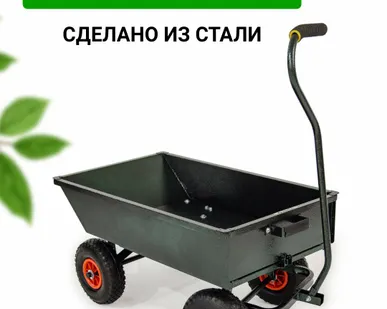 фото Тележка садовая на 4 колесах &amp;quot;Самосвал&amp;quot;