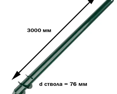 фото Свая винтовая "шуруп" d=76х3000 мм