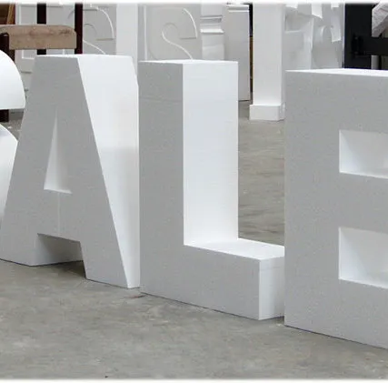 Фото №0 Буквы из Пенопласта и Пеноплекса