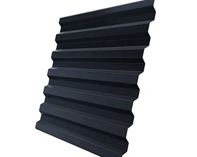 фото Профнастил С-21 0,35 RAL 7024 мокрый асфальт 2 м