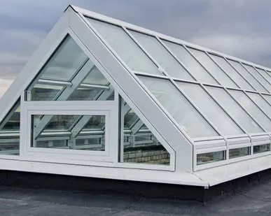 фото Монтаж зенитного фонаря