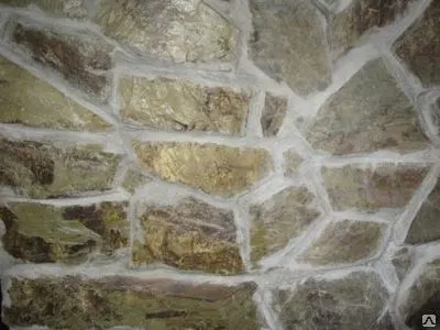 Фото №0 Сланец Желто-зеленый (отборный). Размер L 12-45 см., d 1,5-2,5 см.