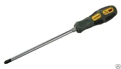 Фото №0 Отвертка STAYER "MAX-GRIP" Regular, Cr-V, намагниченная, SL 8,0х150мм