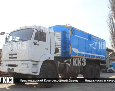 фото Азотный компрессор самоходный на шасси грузового автомобиля