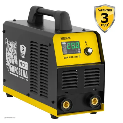 Фото №0 БАРСВЕЛД Сварочный инвертор БАРСВЕЛД Profi ARC-207 D (220 В)