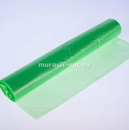 Фото №0 Фасовка "Клевер" 30*40см 14мкм ролик 100шт салатовый (5/70)