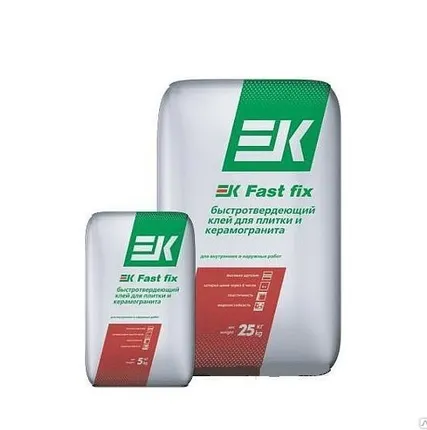 Фото №0 Быстротвердеющий клей для керамической плитки и керамогранита ЕК FAST FIX 5