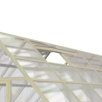 Фото №0 Кровельное окно для теплицы ЧЕЛСИ, цвет Слоновая кость (RAL 1015)