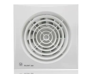 фото Накладной бытовой вентилятор Silent 300 CRZ белый с таймером Soler&Palau