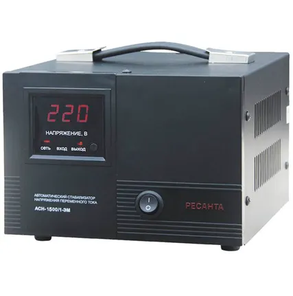 Фото №0 Стабилизатор РЕСАНТА АСН- 1 500/1-ЭМ