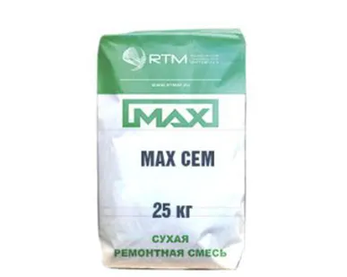 фото Расширяющийся безусадочный реопластичный цемент (микроцемент) МАХ СЕМ