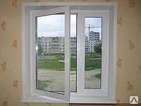 фото Окно ПВХ 1350х1350 профиль 58мм, 3 стекла