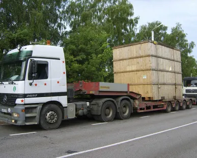 фото Перевозка негабаритных грузов автомобильным транспортом