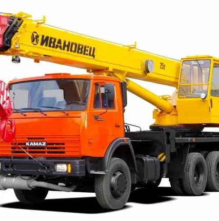 Фото №0 Автокран Ивановец 25 тонн 21 метр