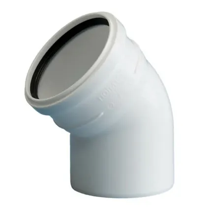 Фото №0 Отвод бесшумный ПП 110 (45°) Политэк