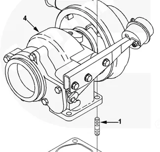 фото Турбина HX40W двигателя Cummins 6CT ISLe 4050217