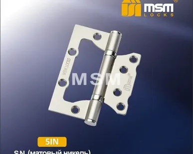 фото Петли стальные универсальные MSM Locks без врезки 5IN