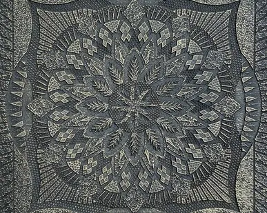 фото Чугунная плитка "Кедр"