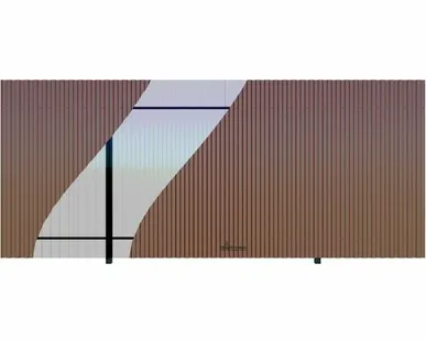 фото Забор из профлиста на лагах