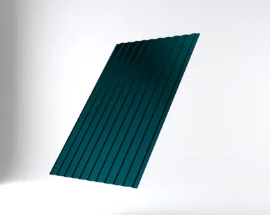 фото Профлист С-8 -1220 мм (1150 мм) 00000889/45 Водная синь RAL 5021 Полиэстер 0.45