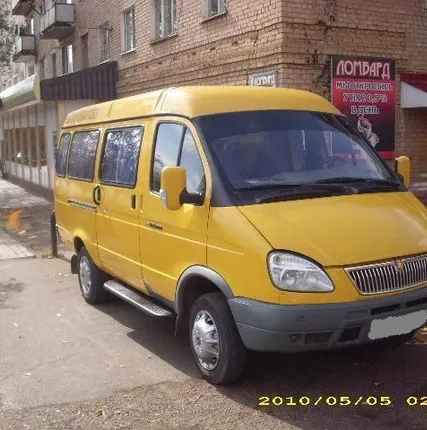 Фото №0 Аренда автомобиля с водителем пассажирской газели