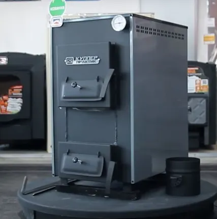 Фото №5 Твердотопливный котел для дома до 140 м2, Куппер Практик - 14, 1.1, 14 кВт, шибер, термометр