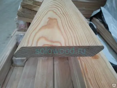 Фото №0 Планкен скошенный из лиственницы