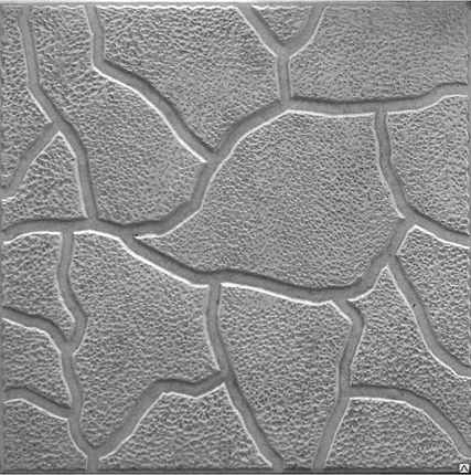 Фото №1 тротуарная плитка Лилия ( 30 см х 30 см х 4 см.)