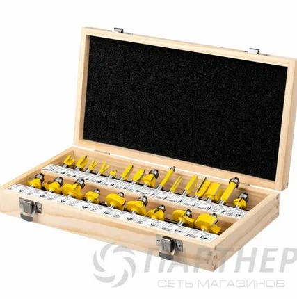 Фото №0 Набор фрез Kolner KMC 8/24 (Вид - концевая, d хвостовика 8 мм)